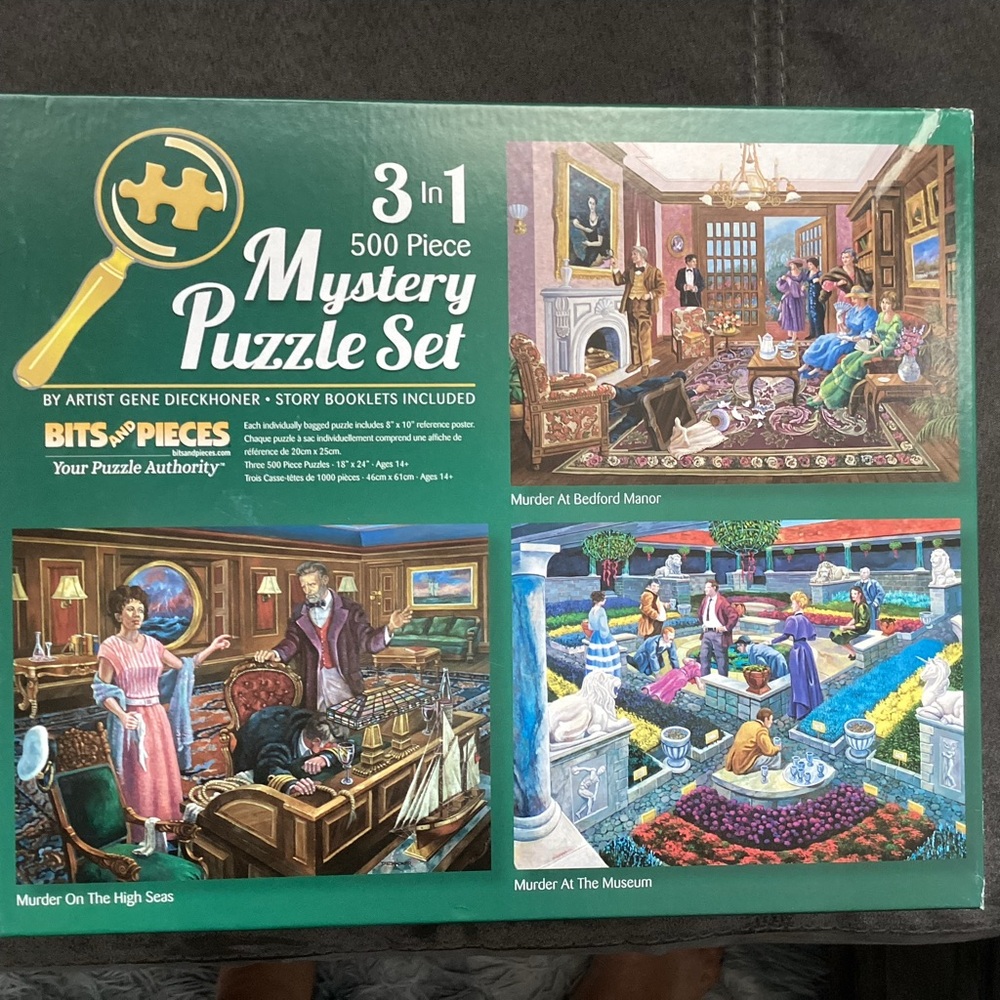 3x500pc Mystery Puzzles!